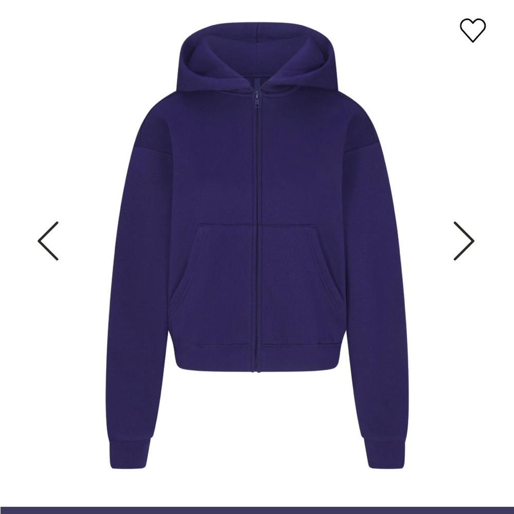 Skims Classic Zip Up Hoodie - XS